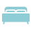 Queen Bed Icon