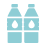 Two Water Bottles Icon
