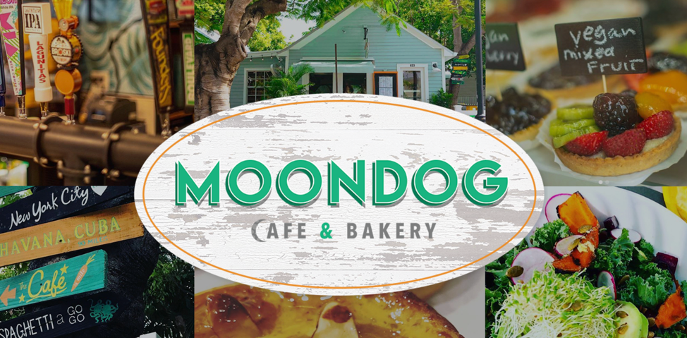 Moondog cafe & bakery image collage and logo