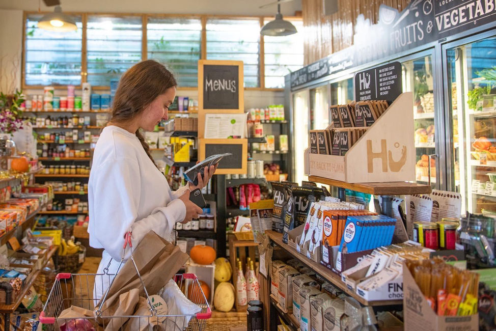 Market side of the cafe