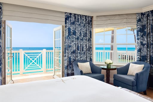 Balcony views in our oceanfront king guest room