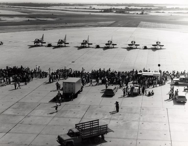 old photo of blue angels