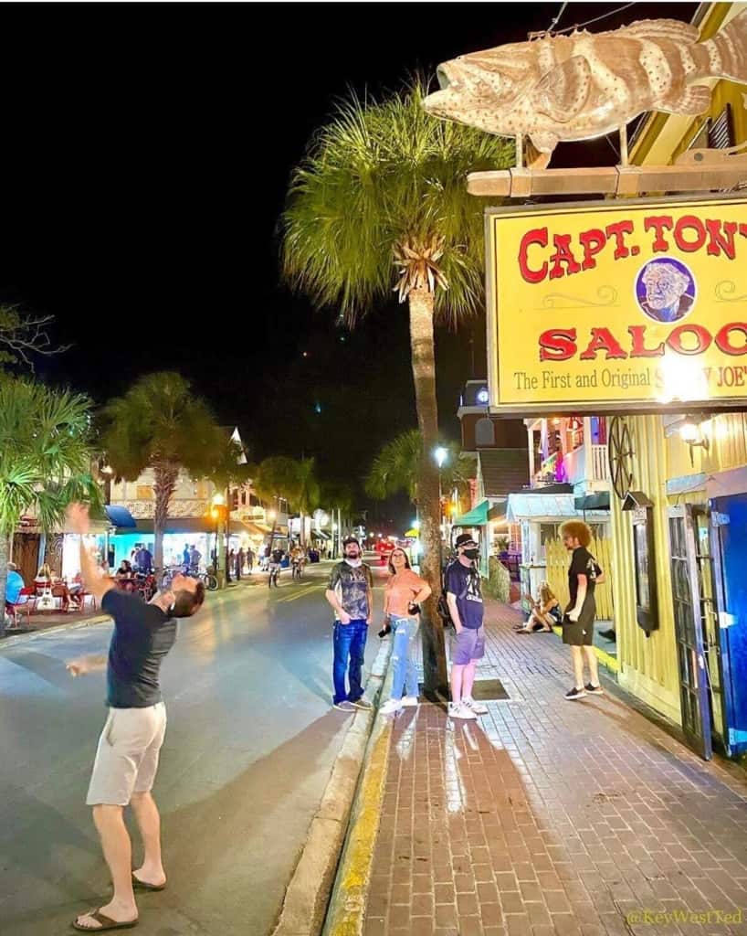 people by bar in key west