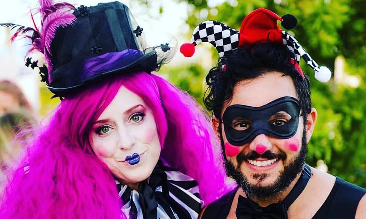 A couple of cosplay participants
