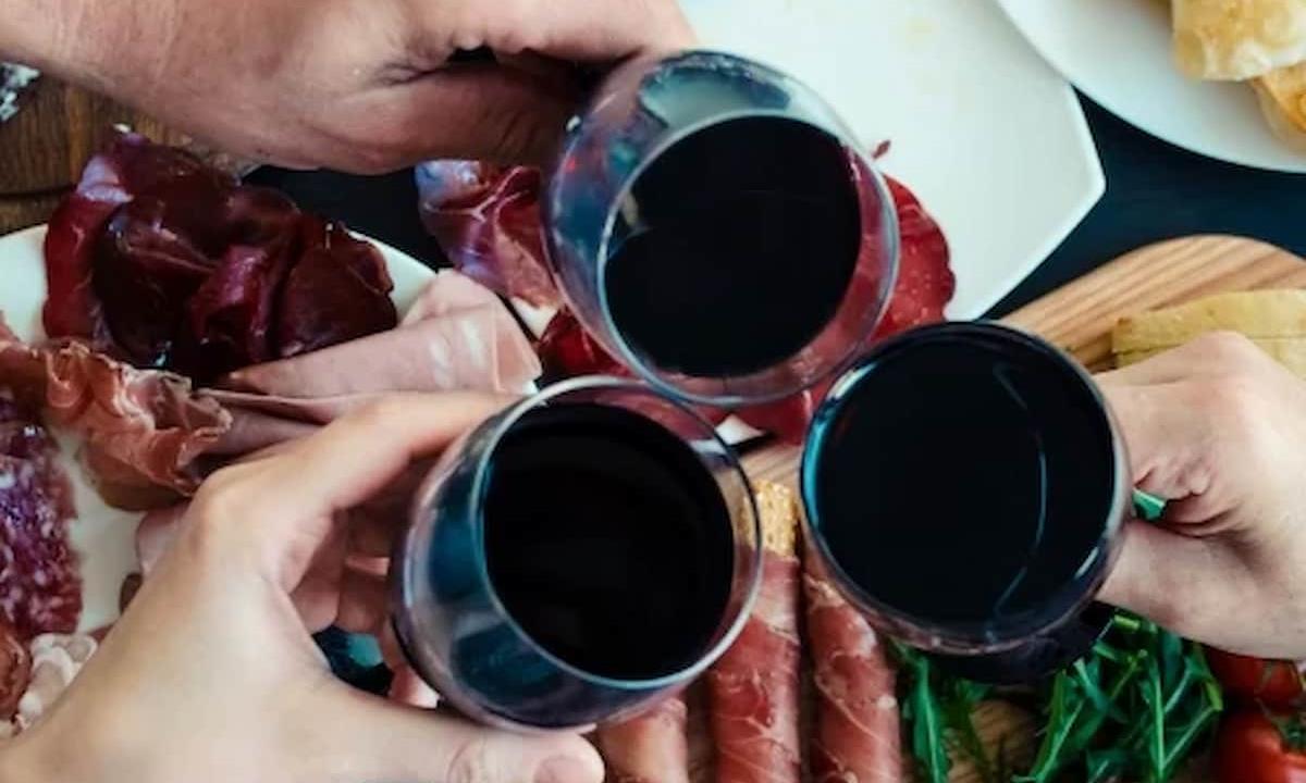 drinks on table