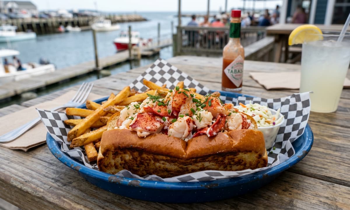 Lobster roll basket