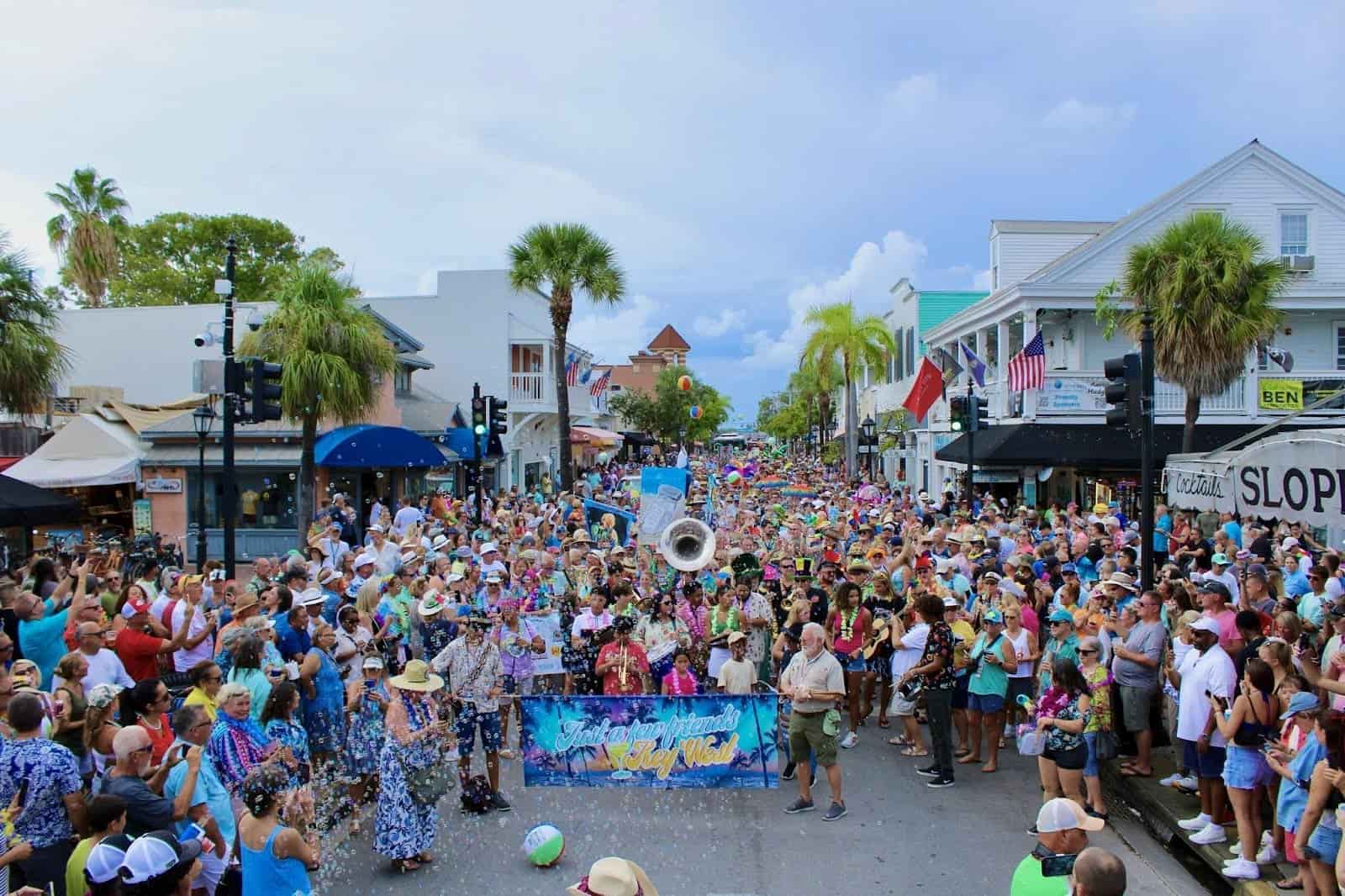 Parade aerial view