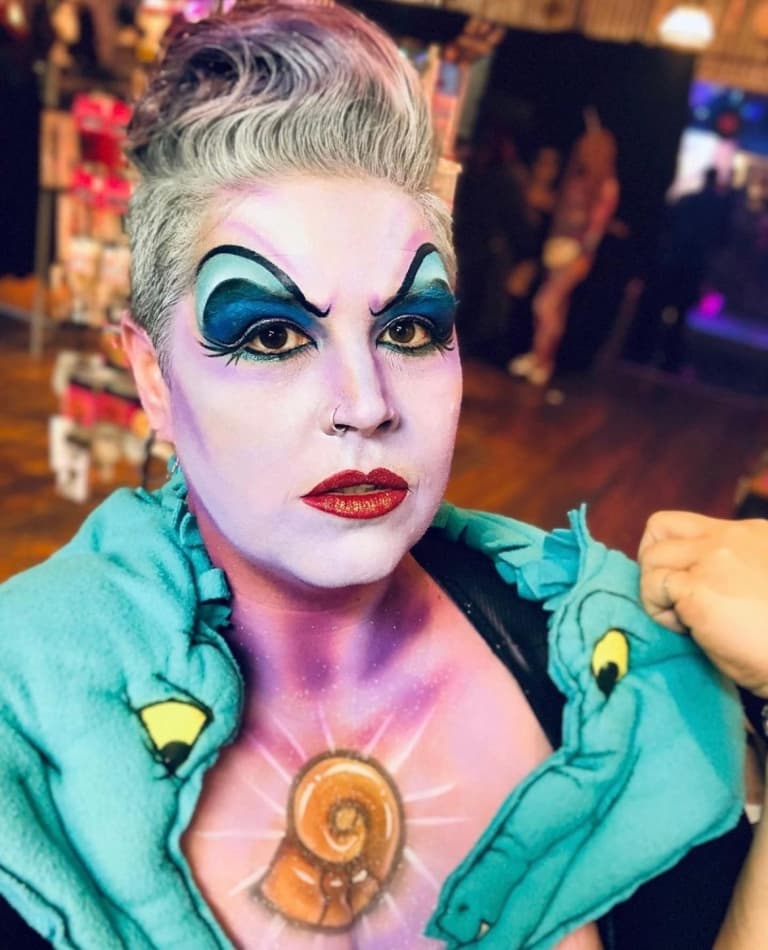 Ursula makeup costume contest