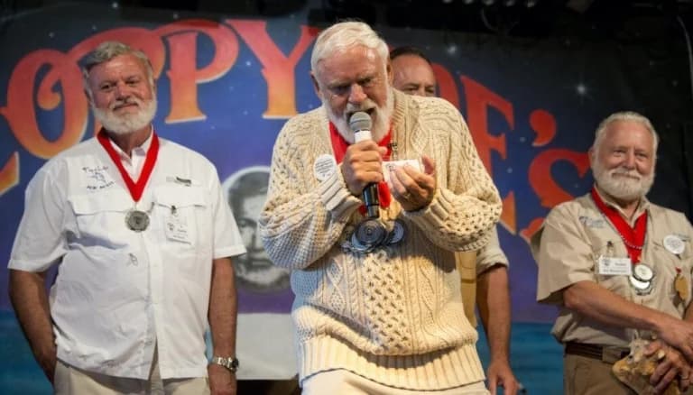 old men celebrating Hemingway