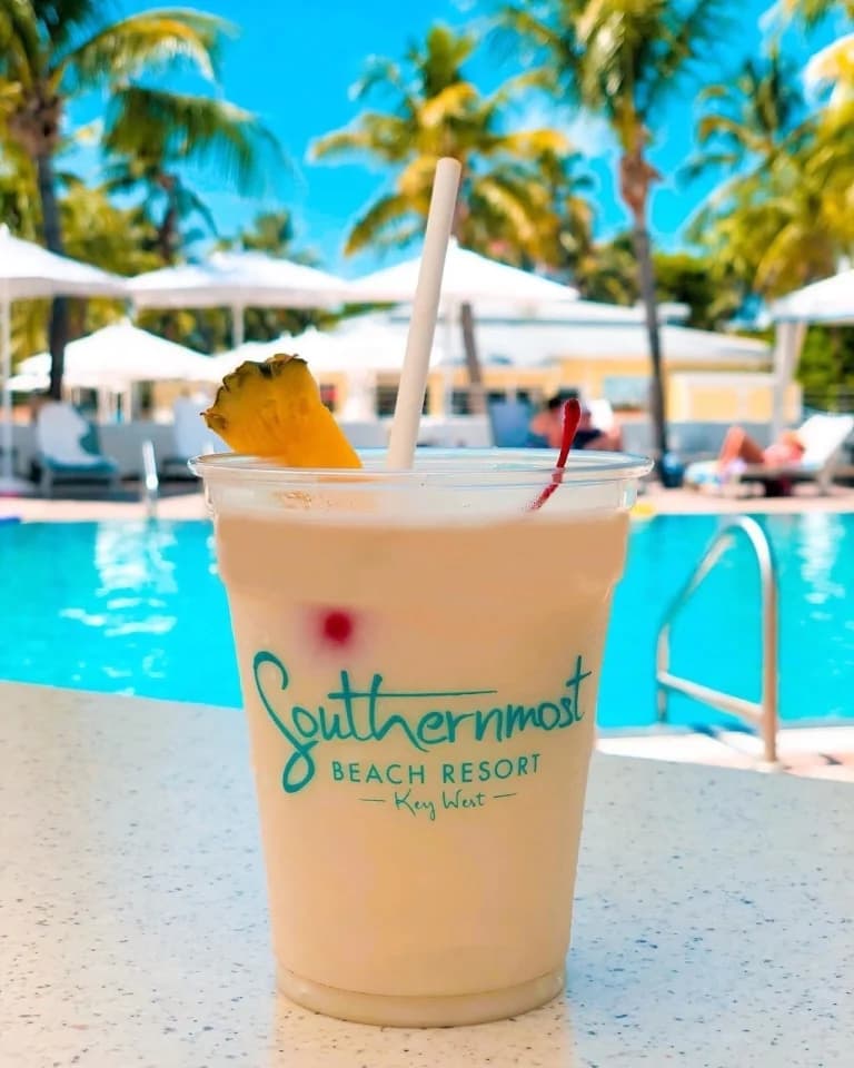 summer cocktail by the beach