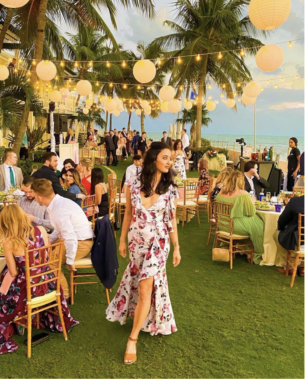 woman at an event