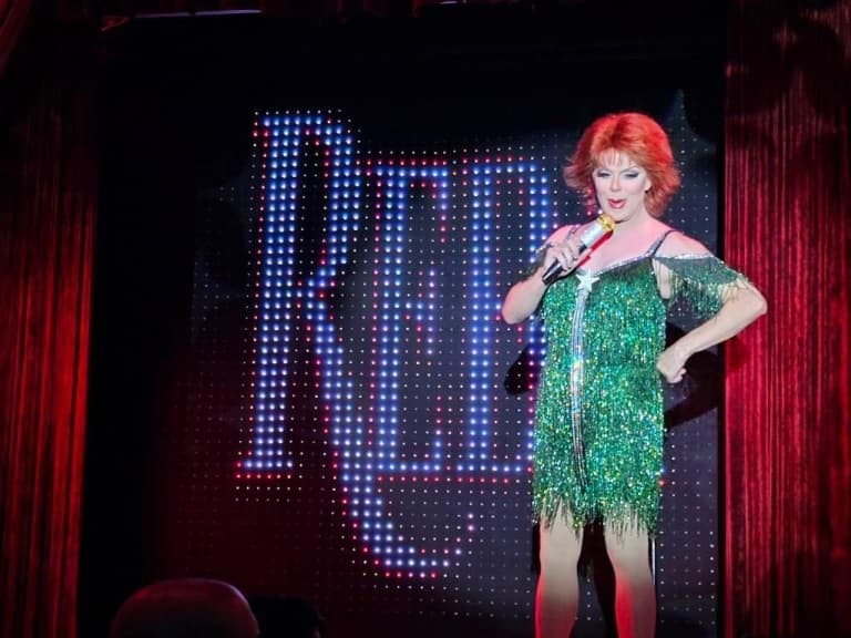 drag show on stage