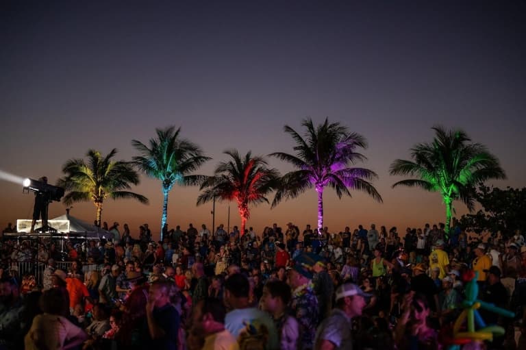 night concert with large crowd