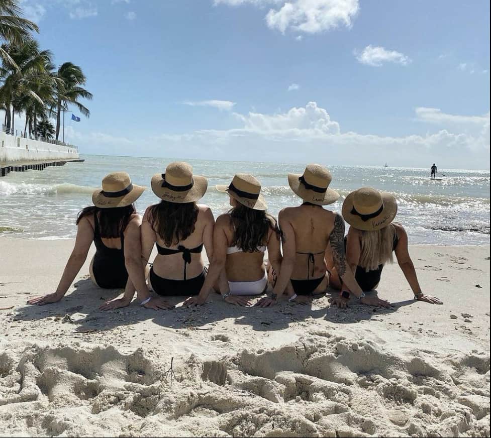 ladies on the beach