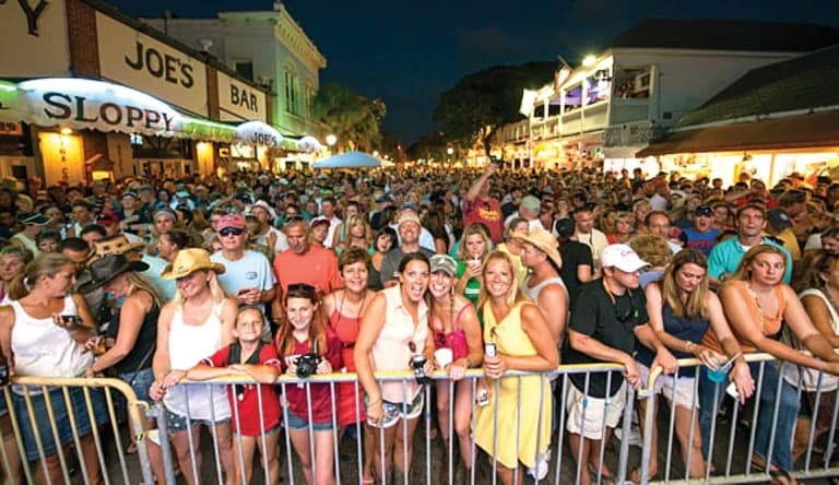 large crowd for concert