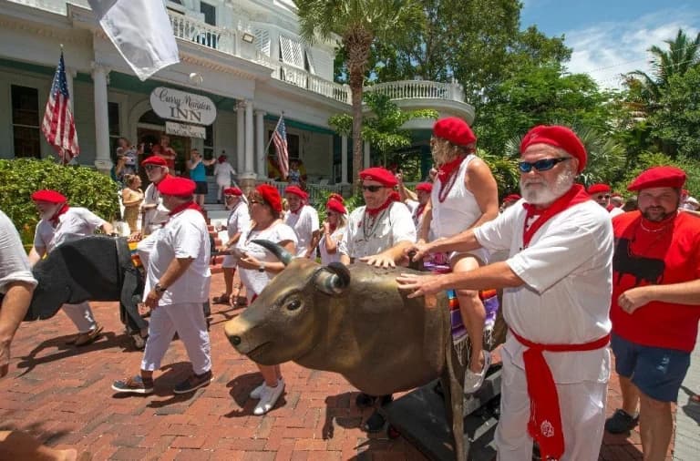 running of the bull parade