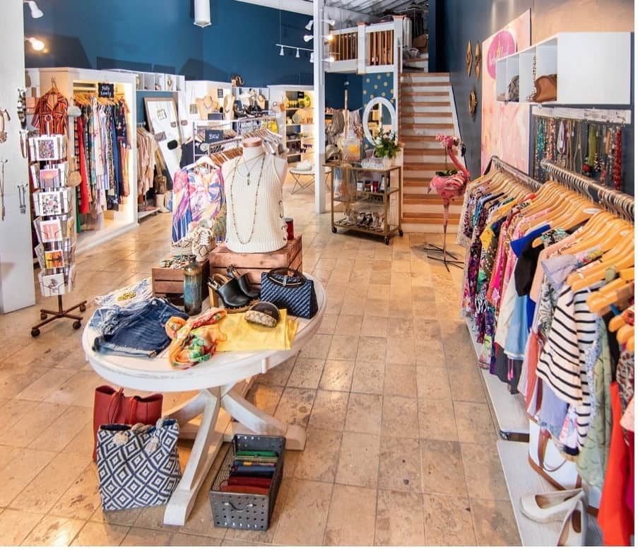 inside kirby closet clothing shop
