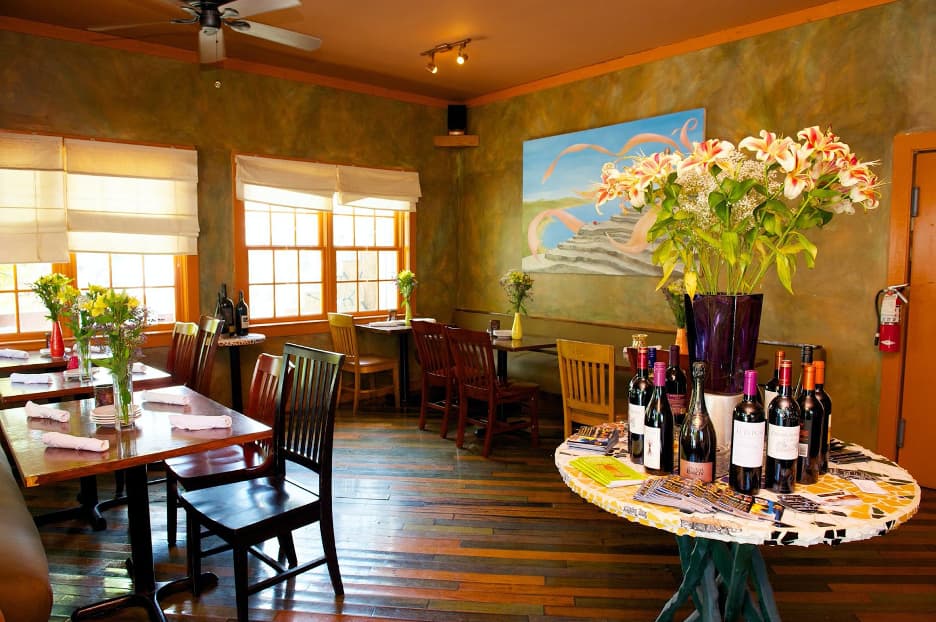 interior of diner