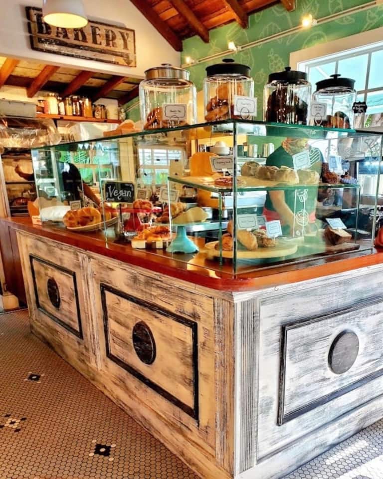 interior of dog cafe
