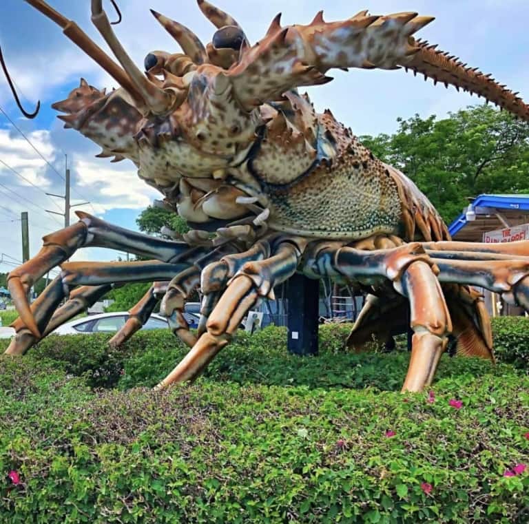 giant lobster statue