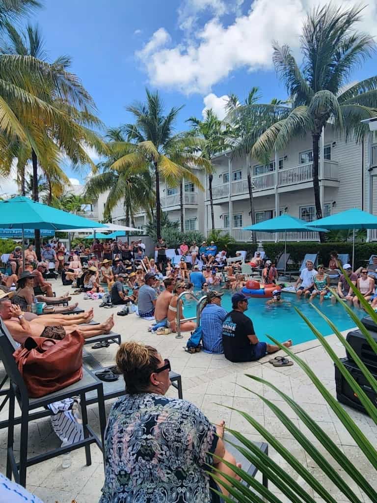 pool party at festival