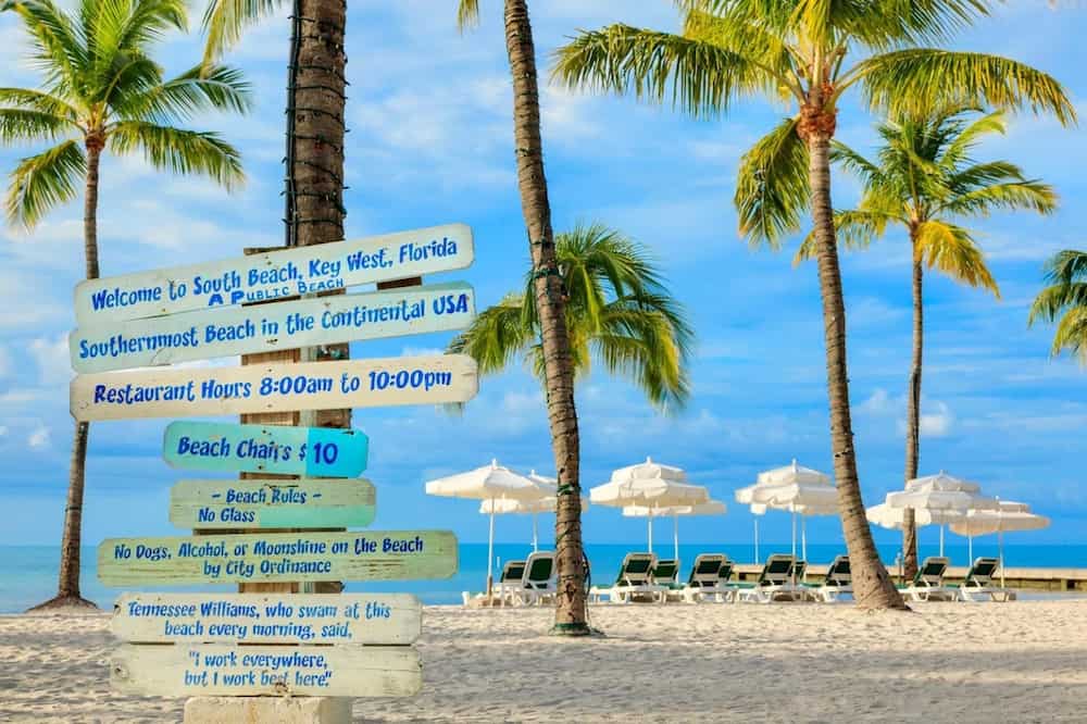 beach signage