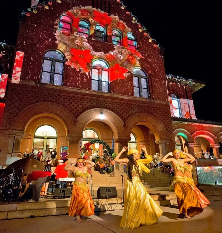 dancers on stage