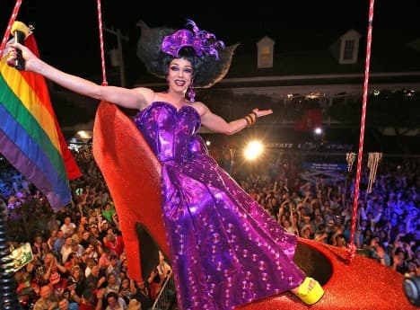 Drag queen drop in shoe for NYE