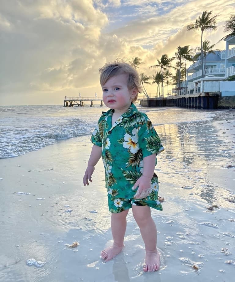 kid on the beach