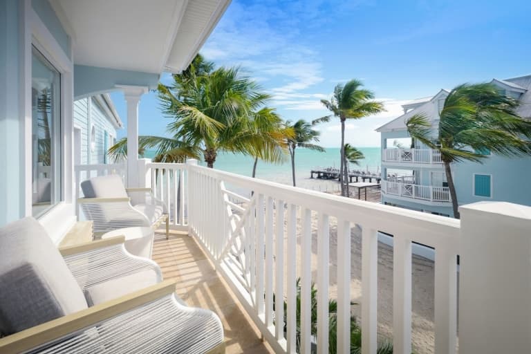 balcony of resort with ocean views