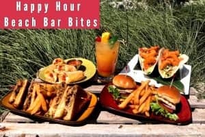 flyer for burgers and fries
