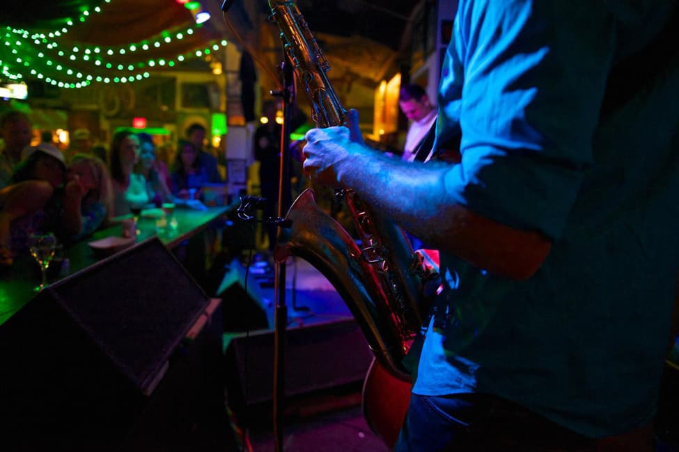music at a show