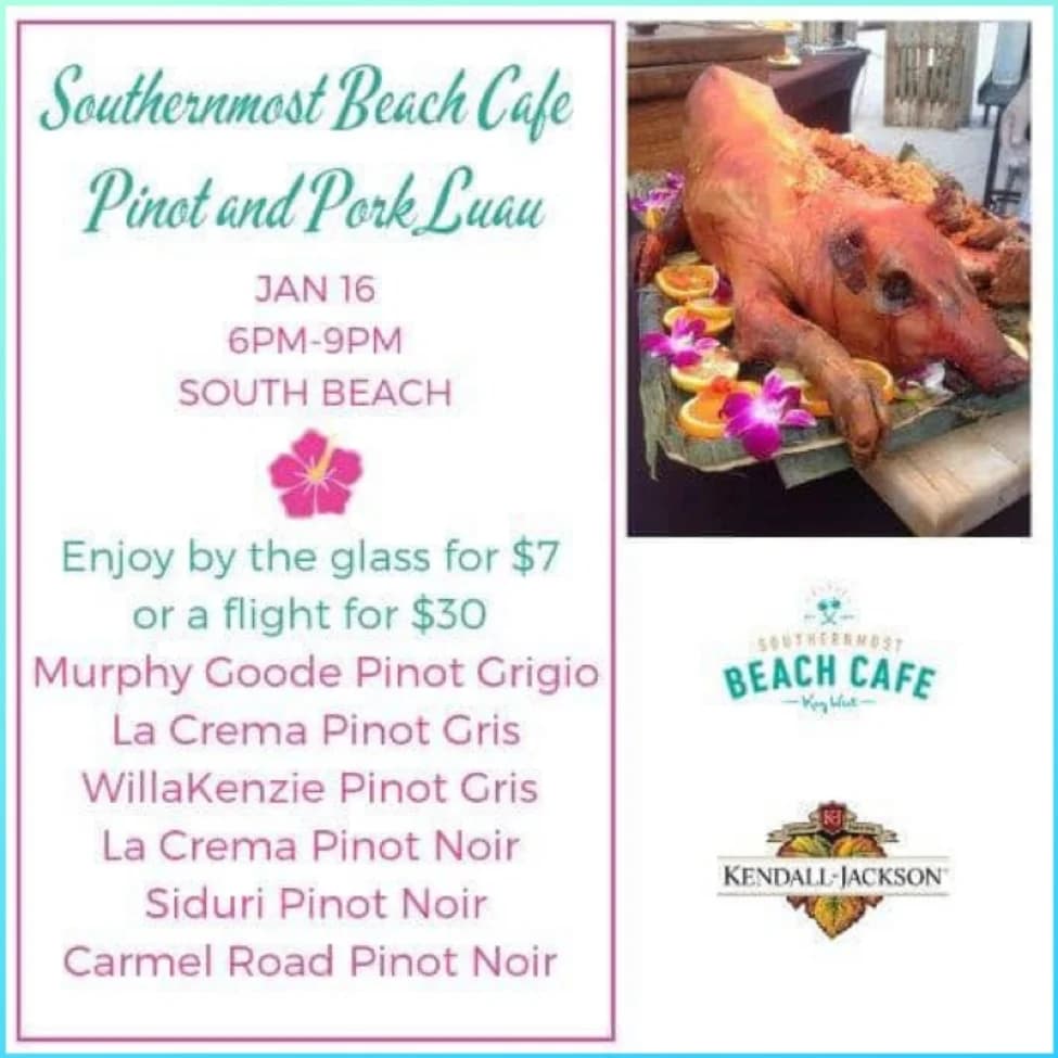BBQ roast beach flyer