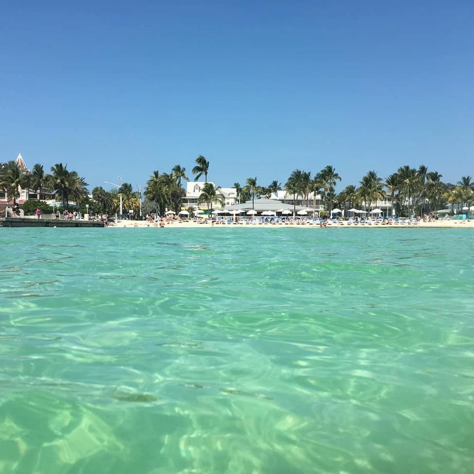 clear ocean water
