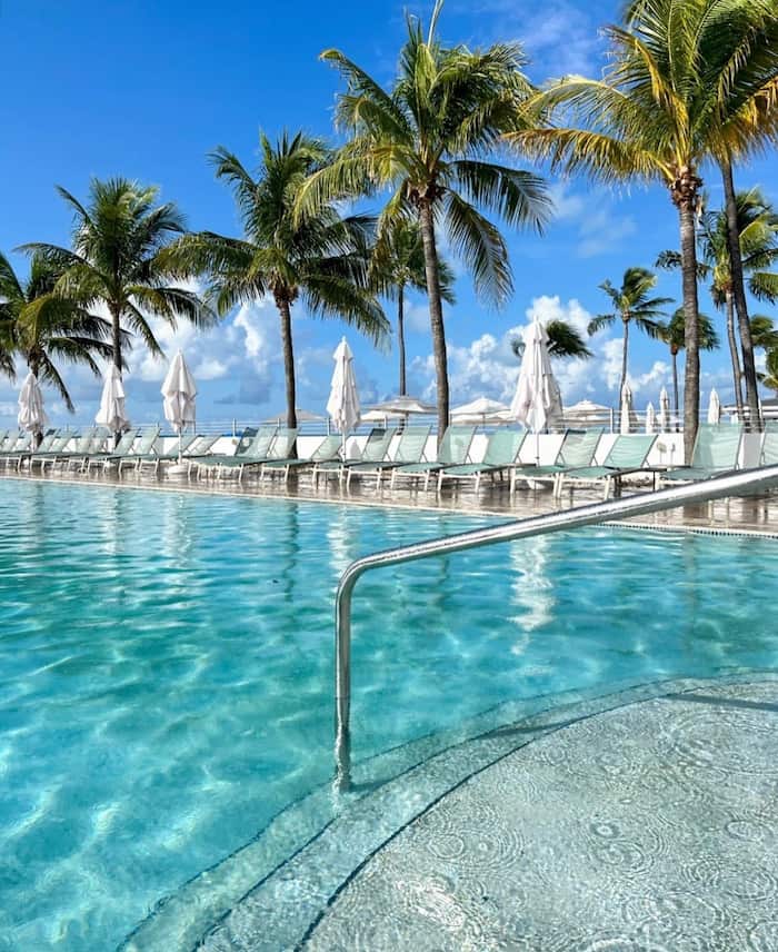 Resort pool view