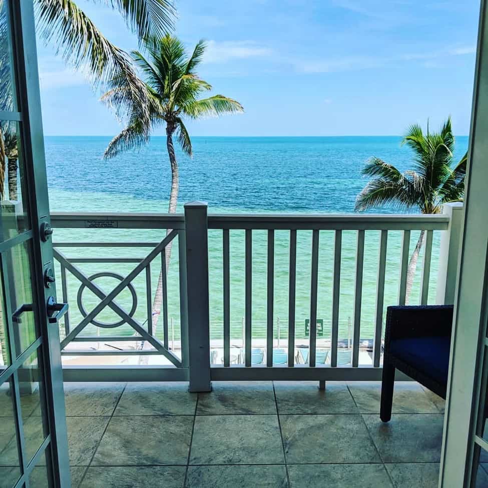 balcony view of beach