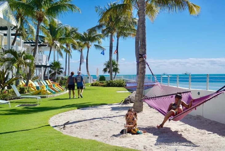 hammocks at resort