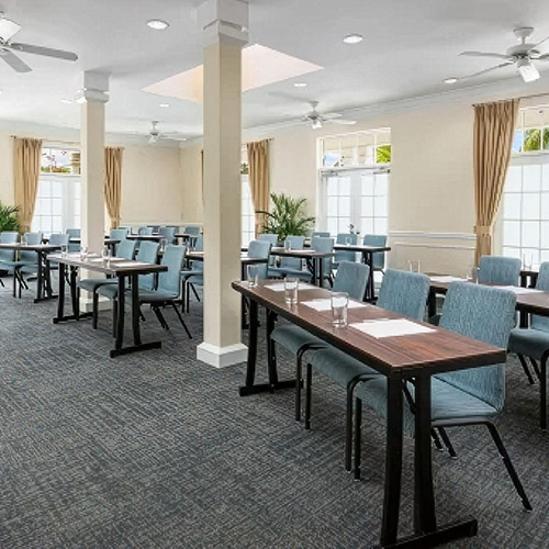 Meeting space set up at The Southernmost Resort.