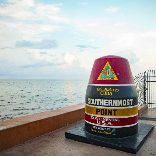 Southernmost Point pillar.