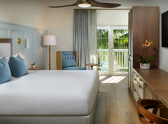 Island View Deluxe Balcony King room.