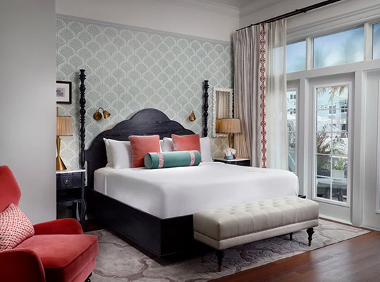 King bed.