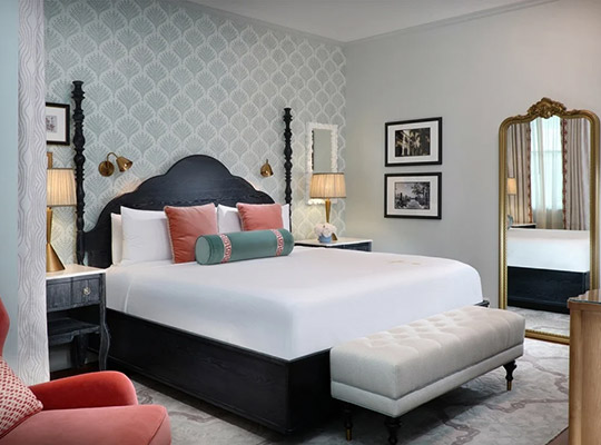 King bed.